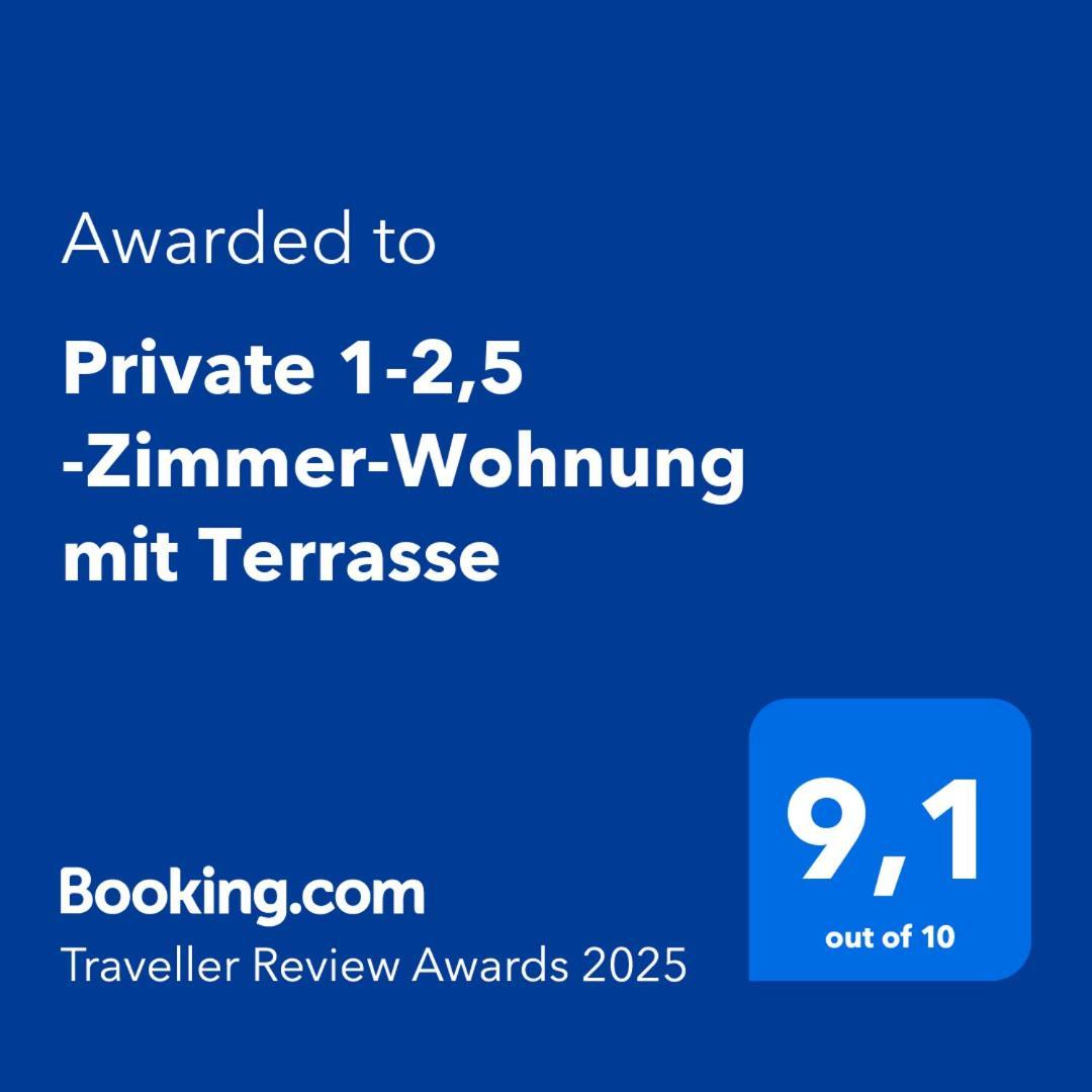 Private 1-2,5 -Zimmer-Wohnung Mit Terrasse ツュルピッヒ エクステリア 写真